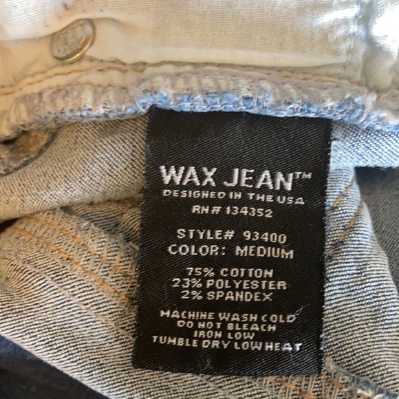 Wax jeans size 7 medium wash jeans - Picture 6 of 6